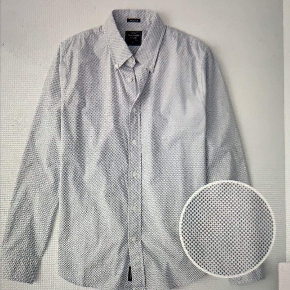 Abercrombie and Fitch Super Slim Poplin Shirt